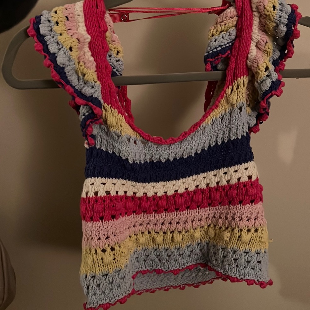 Zara knit crop top